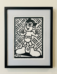 Image 2 of "INEVITABILITY" LINOCUT PRITS