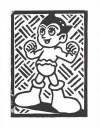 Image 1 of "INEVITABILITY" LINOCUT PRITS