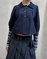 Image 2 of DARK NAVY SWING JACKET