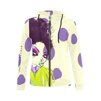 Image 1 of LAVENDER LEMON HOODIE JACKET