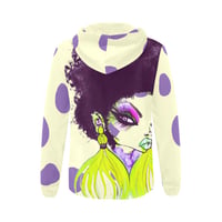 Image 2 of LAVENDER LEMON HOODIE JACKET