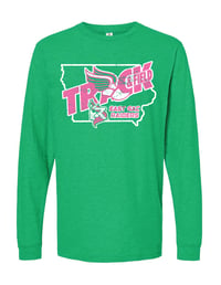  Heather Green Long Sleeve T-shirt