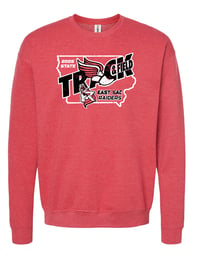 Heather Red   Crew Sweatshirt