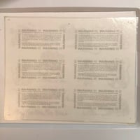 Image 3 of 1992 Official Tattoo Brand production rat sheet 157-c