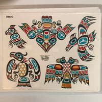 Image 1 of 1993 Official Tattoo Brand production thunderbird sheet 305-c