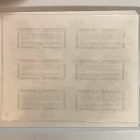 Image 3 of 1993 Official Tattoo Brand production thunderbird sheet 305-c