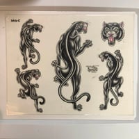 Image 1 of 1994 Official Tattoo Brand production panther sheet 363-c