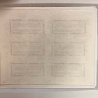 Image 3 of 1995 Official Tattoo Brand production rose sheet 473-c