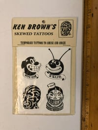 Image 2 of 1995 Ken Brown’s Skewed tattoos temp tattoos 