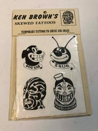 Image 4 of 1995 Ken Brown’s Skewed tattoos temp tattoos 