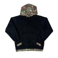 Image 1 of BLK/CMO Crewneck-Pullover