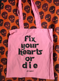 Image 10 of ** ASSORTED HAND PRESSED TOTE BAGS **
