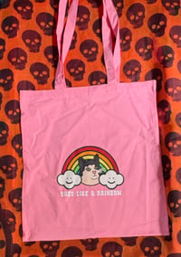Image 20 of ** ASSORTED HAND PRESSED TOTE BAGS **