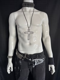 Image 1 of Stevie Rachelle "Stage Worn / Guitar Plate Belt" Classic Glam Era 1 of a kind includes a Free CD