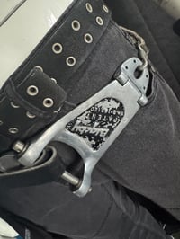 Image 3 of Stevie Rachelle "Stage Worn / Guitar Plate Belt" Classic Glam Era 1 of a kind includes a Free CD