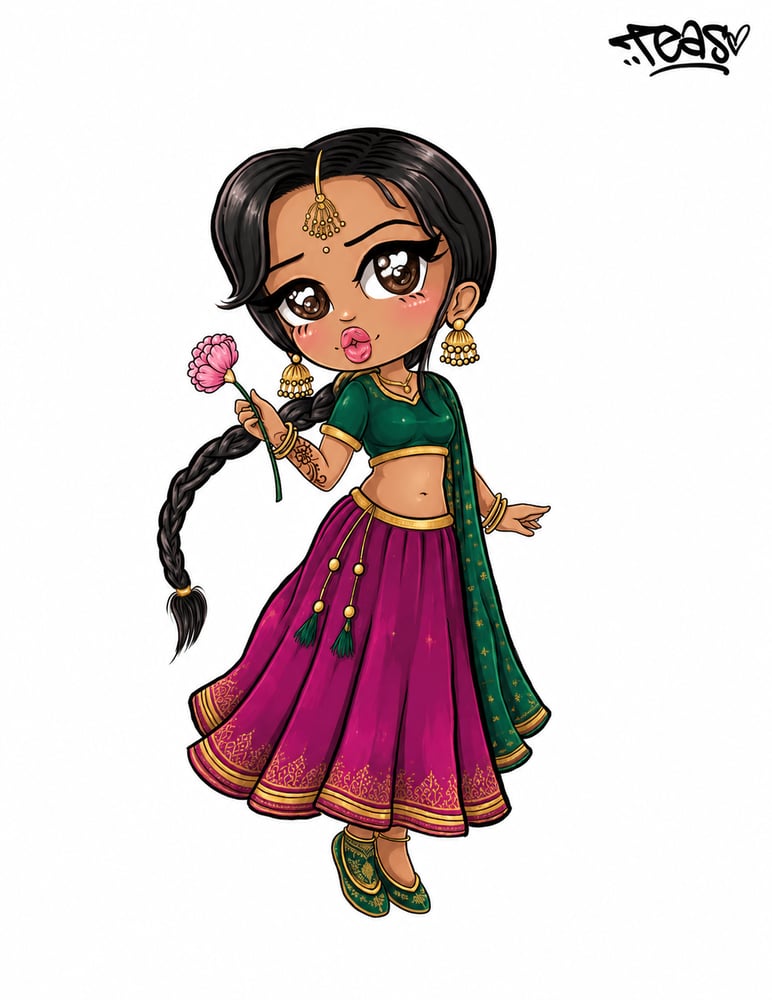 Image of Indian Teas Character 