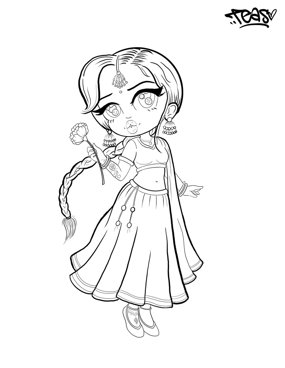 Image of Indian Teas Character 