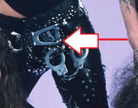 Image 10 of Stevie Rachelle "Stage Worn / Guitar Plate Belt" Classic Glam Era 1 of a kind includes a Free CD