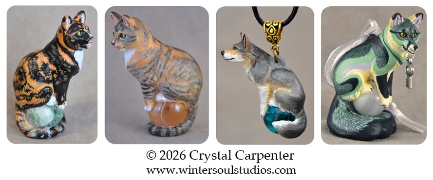 Image of PREORDER Majesty - Longhair Cat Altar Figurine