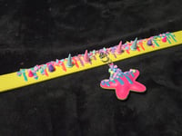 Image 4 of GLOW IN THE DARK drippy PEEPs spiked choker