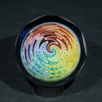 Image 1 of Rainbow Wigwag Murrini Marble