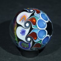 Image 5 of Rainbow Wigwag Murrini Marble