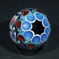 Image 7 of Rainbow Wigwag Murrini Marble