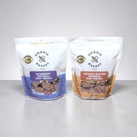 Image 1 of Premium Gluten-Free Dog Treat bundle | blueberry oatmeal & peanut butter pumpkin treats