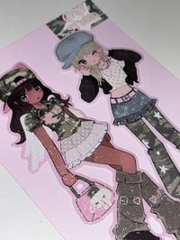 Image 3 of Camo Die-cut sticker set 