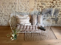 Image 2 of Petit lit ancien en fer forgé - Mobilier rénové 