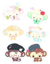 Monkey Phone Charm 
