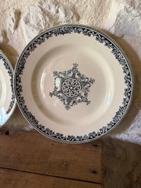 Image 8 of Service assiettes Jules vieillard Bordeaux en terre de fer - Art de la table 