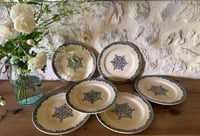 Image 5 of Service assiettes Jules vieillard Bordeaux en terre de fer - Art de la table 