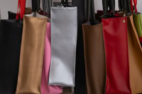Image 4 of Large handmade shopping bag - Blue