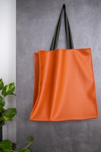 Image 1 of Large handmade shopping bag - orange