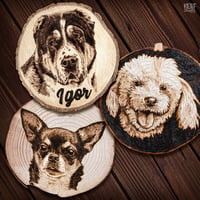 Image 1 of Egyedi pirográfia - kis méret | Custom woodburning - small size