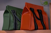 Image 1 of Lunch bag, handmade - orange