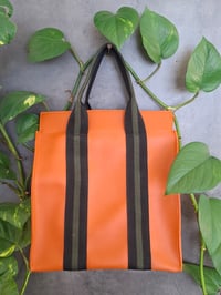 Image 3 of Lunch bag, handmade - orange