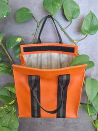 Image 4 of Lunch bag, handmade - orange