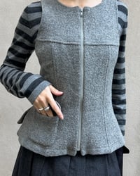Image 2 of ITALIAN GREY WOOL VEST