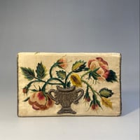 Image 2 of Early Silk Pocketbook; c.1700-1720, English.