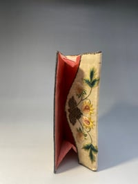 Image 3 of Early Silk Pocketbook; c.1700-1720, English.