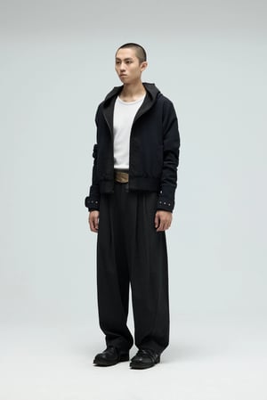 Image of EQUALNEAR - Boxer Hoodie (Black)