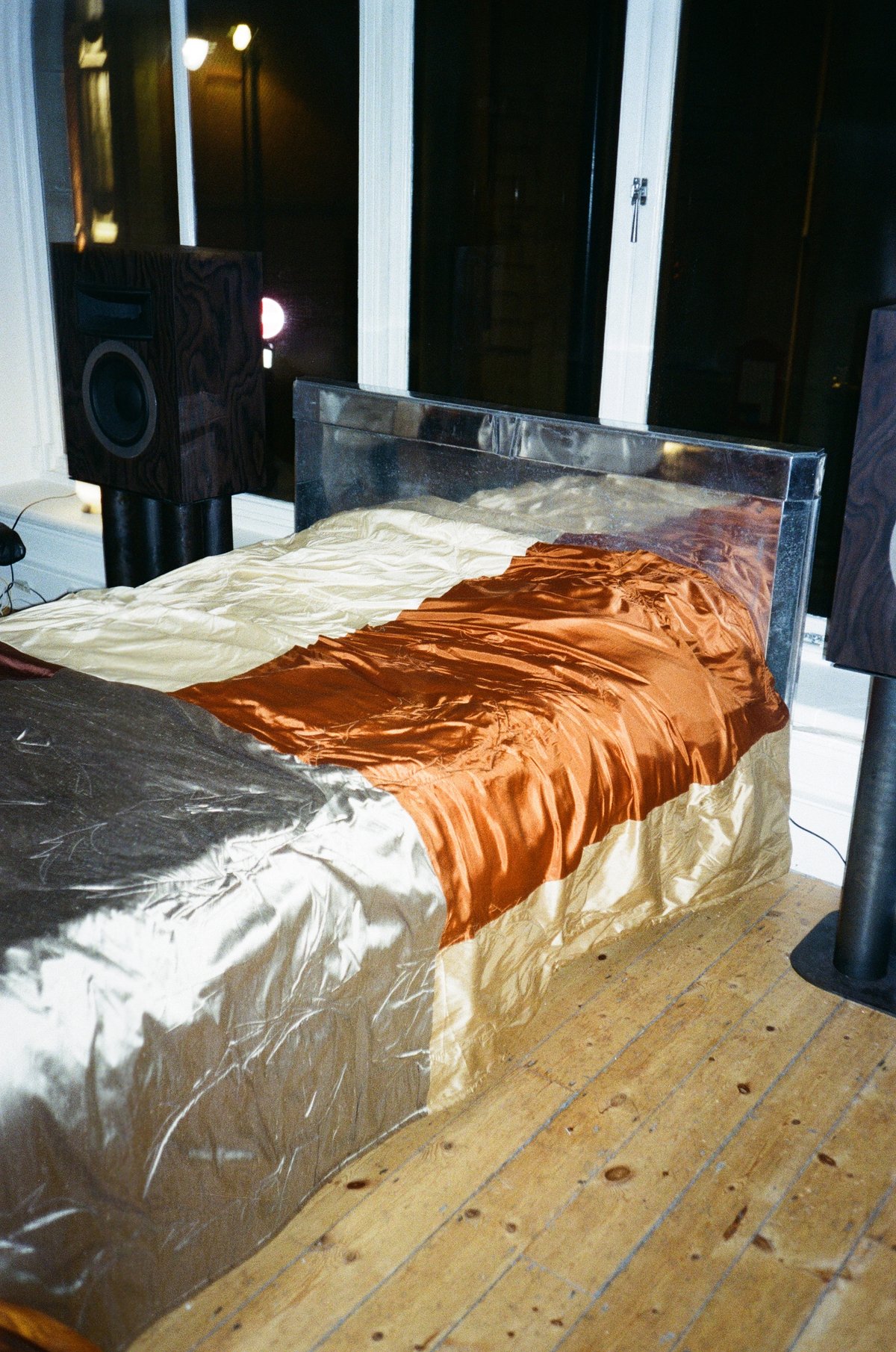 Image of Silk patchwork quilt
