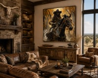 Image 5 of Midnight Cowboy – Black Western Art Digital Download