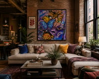 Image 4 of Butterfly Mind – Surreal Abstract Face Wall Art Digital Download