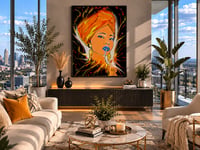Image 5 of Fire Queen – Afrocentric Woman Portrait Digital Download