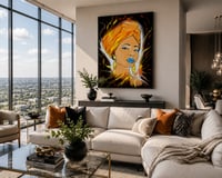 Image 2 of Fire Queen – Afrocentric Woman Portrait Digital Download