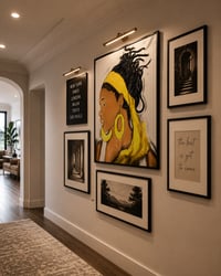 Image 3 of Golden Grace – Black Woman Portrait Digital Download