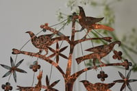 Image 3 of Birds and stars folk tree